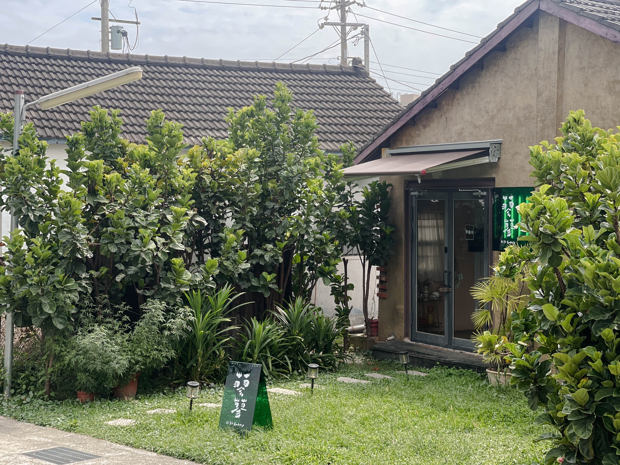 蓼蓼麵包店木層架上整齊陳列的歐式麵包，自然光下凸顯商品色澤質感，空間用色克制把舞台留給麵包